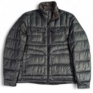 Men's Black Quilted Jacket